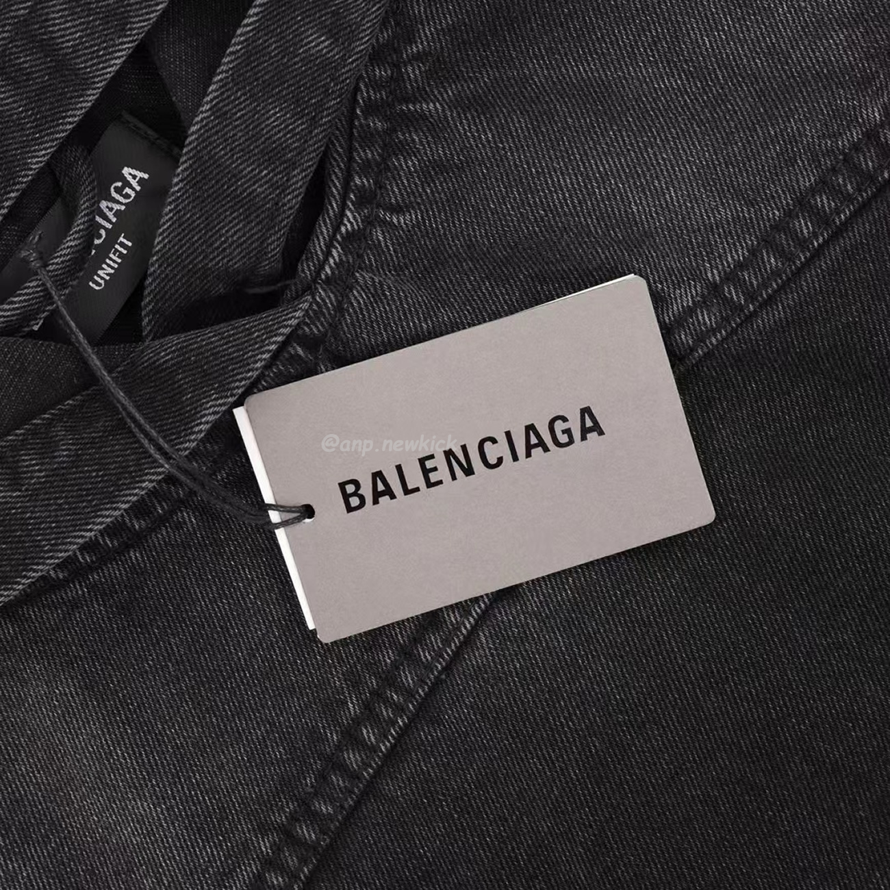 Balenciaga Hooded Denim Hoodie (7) - newkick.app